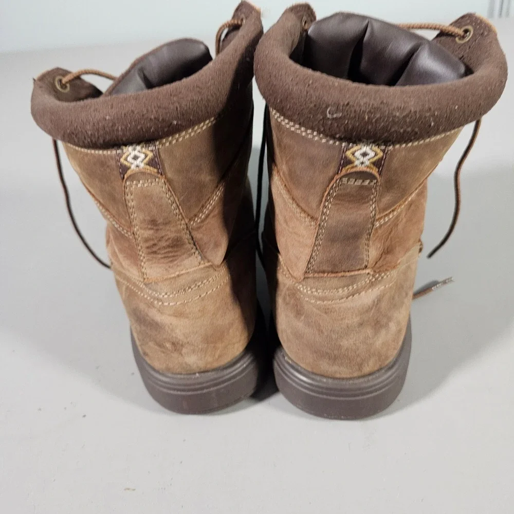 UGG Biltmore Boots Mens 12 Brown Leather Waterproof Work S/N 1103790